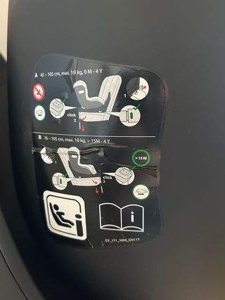 Silla Bebé GB Grupo 0+/1 (0-4 años)