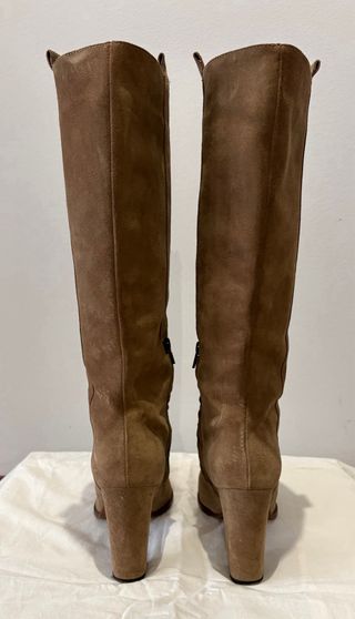 Botas piel Crack Harmony color caramelo