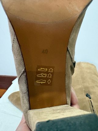 Botas piel Crack Harmony color caramelo