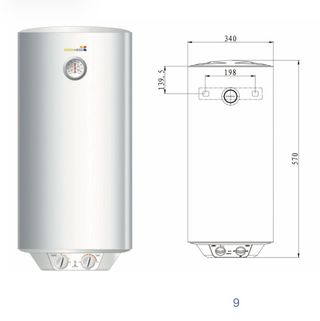 Termo Eléctrico GREENHEISS 30L