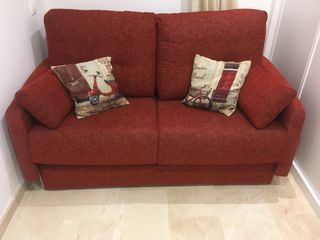 Sofá Cama 1.35m Rojo