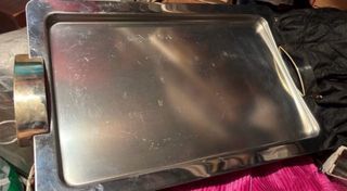 Vassoio acciaio inox con manici
