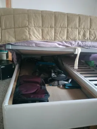 2 unidades  -Canapé individual con almacenaje