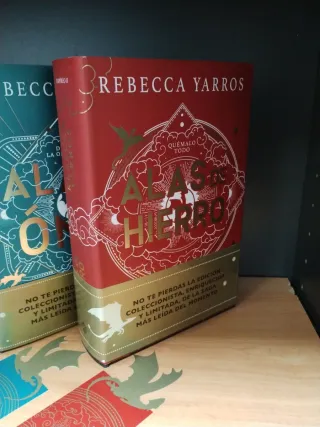 Alas de Sangre Hierro y Onix Coleccionista Nuevos