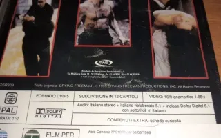 DVD film action Crying Freeman,manga live movie 90