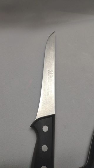 Set Cuchillo Jamonero deshuesador y Afilador