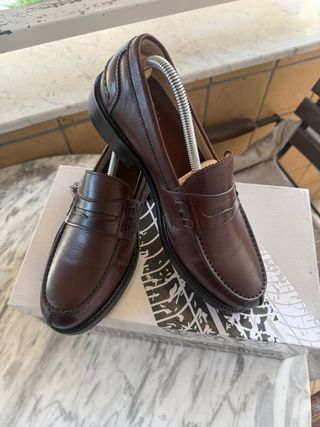 Mocassini Otisopse Marrone Tg 39 unisex cuciti