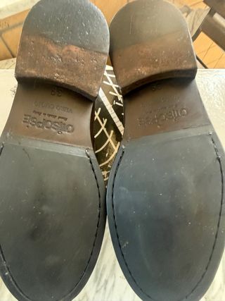 Mocassini Otisopse Marrone Tg 39 unisex cuciti