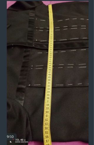 Túnica negra semana santa adulto