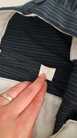 Pantalón fallero adulto gris