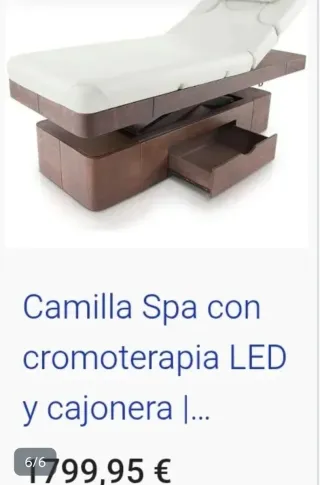 Camilla SPA eléctrica con comoterapia