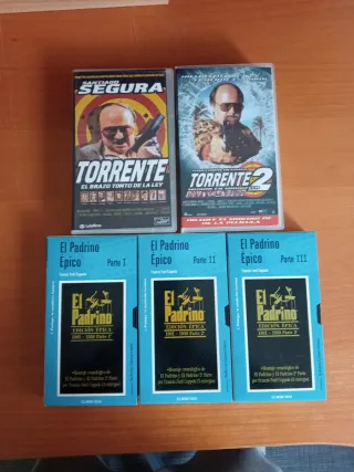 Torrente 1 y 2 VHS + El Padrino Edición Épica