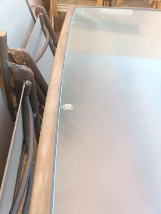 Conjunto terraza y jardín