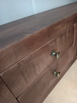 Mueble TV madera 110cm