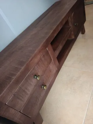 Mueble TV madera 110cm