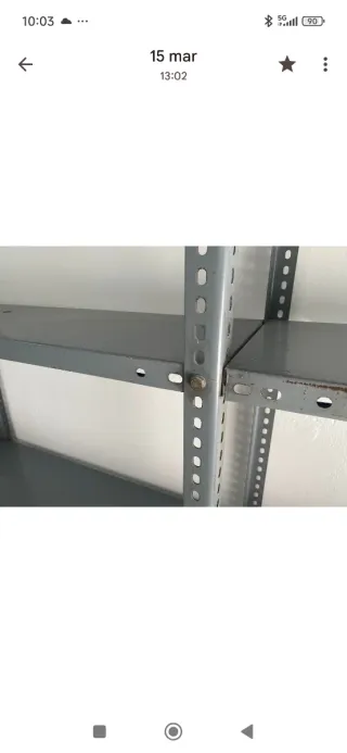 Estantería metálica Metalux gris
