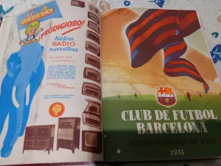 Revistas encuadernadas del fútbol club Barcelona