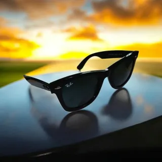 Ray-Ban Wayfarer Misura 54 18 Lenti nere