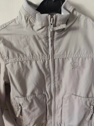 Giubbino Benetton bambino tg 7/8 anni