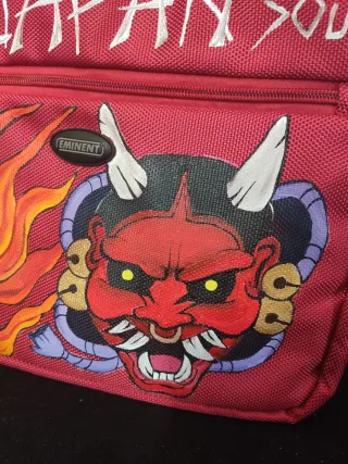 Bolso tablet laptop pintado a mano Japanese Style
