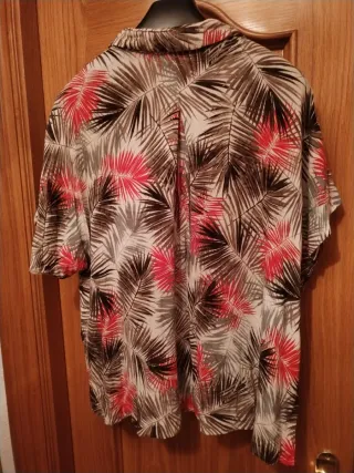 Camisa H&M Estampado Hojas