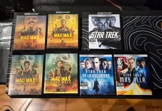 Antologia Mad Max Trilogia Star Trek 4K y Blu-ray