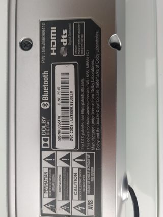 Barra de Sonido LG Gris . Cuidada. En uso.