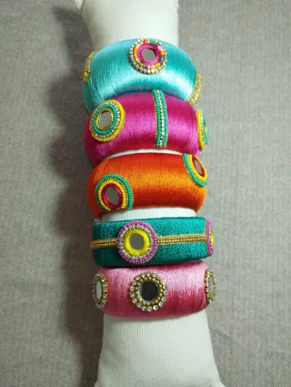 Pulseras rígidas estilo boho/étnico individual