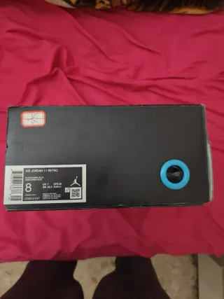 Jordan 11 Retro Negro y Turquesa