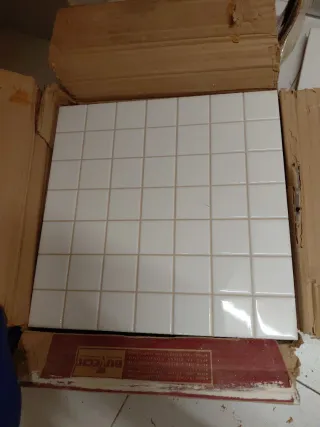 Baldosa Gresite Blanco 16 m2 28,28x28,28