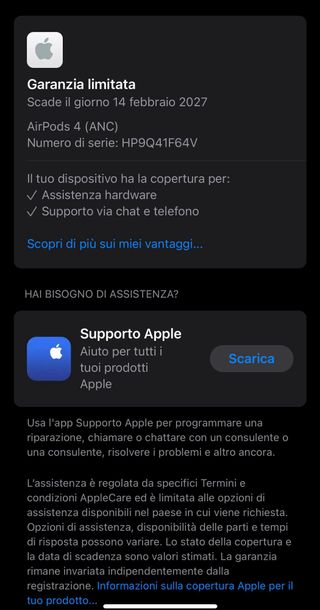 Apple AirPods 4 ANC Cancellazione Rumore