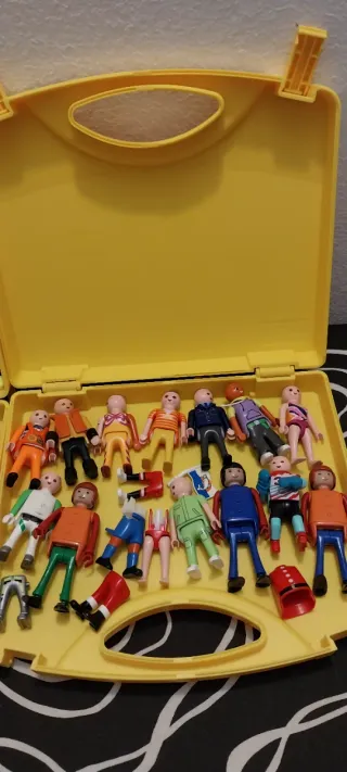 Playmobil,lote,cajas,maletin,figuras,piezas