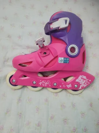 Patines rosas y morados talla 30-32