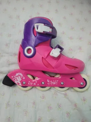 Patines rosas y morados talla 30-32