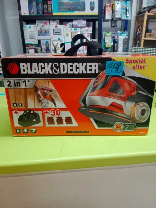 Lijadora Black & Decker 2 en 1