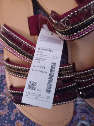 Sandali donna con perline
