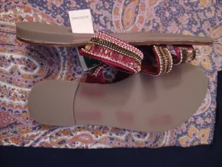 Sandali donna con perline