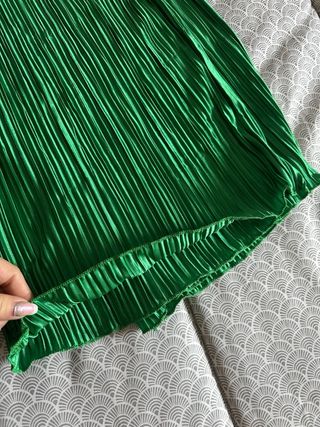 Conjunto SHEIN top y pantalón ancho verde