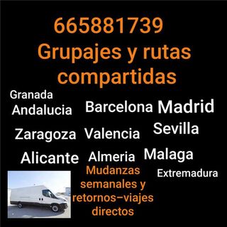 rutas y grupajes, sevilla,malaga,madrid