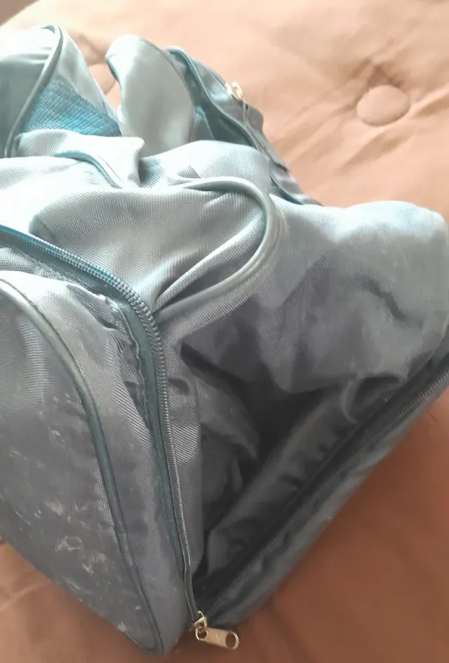 Bolsa de deporte grande azul