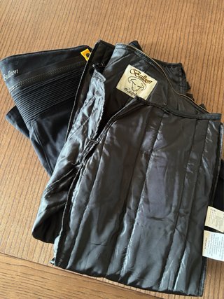 Pantaloni moto donna Bullson neri