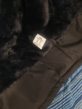 Abrigo cálido mujer negro