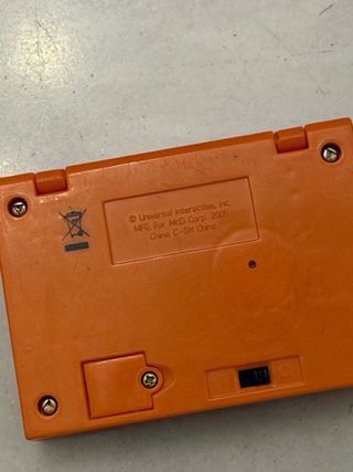 Minijuego LCD Crash Bandicoot McDonald's