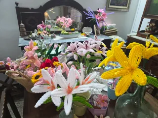 Jarrón Decorativo Flores a elegir