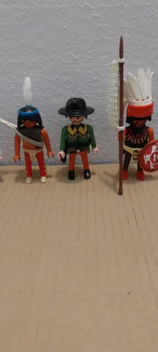 Playmobil,nórdistas,lote,oeste,indios,fuerte