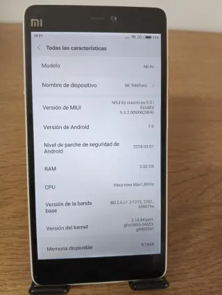 Xiaomi Mi 4c Negro (leer descripción)