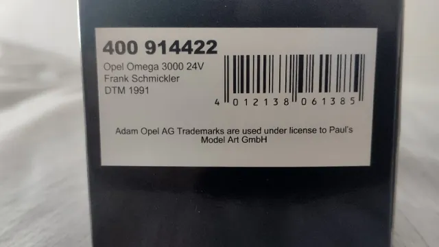 Minichamps Opel Omega DTM 1991