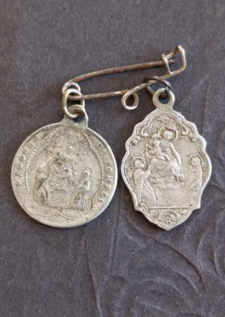 Lotto devozionale Madonna di Pompei vintage