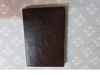 Portadocumenti Longines in pelle marrone