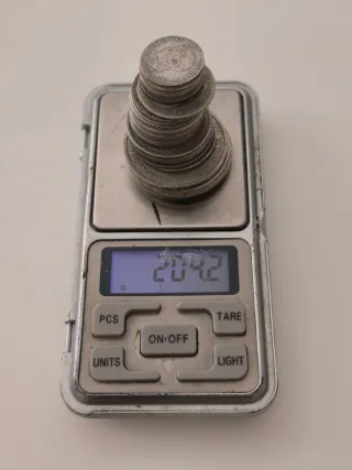 Lote 33 Monedas Españolas de Plata